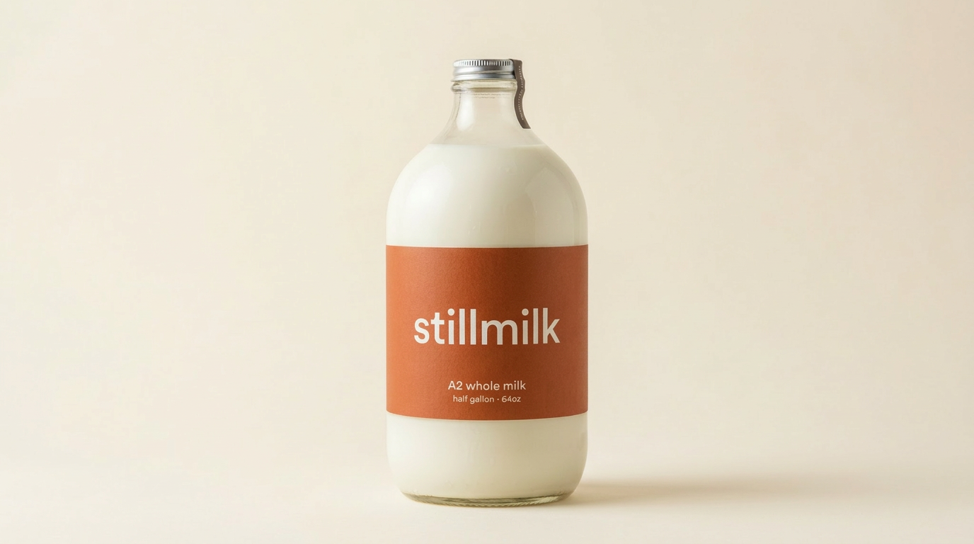 stillmilk A2 Whole Milk Half Gallon